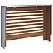 Copertura per Radiatore Antracite 112x19x81,5 cm in MDF - Foto miniatura 2