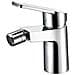 Miscelatore Bidet Cromato Con Leva In Metallo - Serie Fluid - Foto miniatura 1