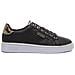 Beckie Women's Lace Up Casual Sneakers In Black Gold - Foto miniatura 2