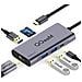 C Hub Hdmi Adattatore Usb Qgeem 7 In 1 Tipo C Hub A Hdmi 4k 3 Porte Usb 3.0 100w Power Delivery Lettori Sd Tf Card Compatibile Con Macbook Pro 1315 (thunderbolt 3) 2018 Mac Air Chromebook Usb C Adattatore - Foto miniatura 1