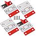 Porta Magneti 4 Pack Ultra Fini Porta Magnetica Cattura Cassetto Magnete In Acciaio Inox Magnetico Cabinet Fermi Hardware Per Porta Scorrevole Finestra Della Cucina Cupboard Chiusura Armadio Chiudiporta-silver - Foto miniatura 1
