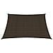 Vela Parasole 160 g / m² Marrone 4,5x4,5 m in HDPE - Foto miniatura 3