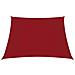 Parasole a Vela in Tela Oxford Quadrata 6x6 m Rosso - Foto miniatura 1
