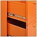 Cassettiera Arancione 80x35x101,5 Cm In Acciaio - Foto miniatura 3