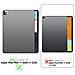 Cadorabo Custodia Per Tablet Compatibile Con Apple Ipad Pro 11 (11"" Zoll) 2020 In Blu Scuro Jersey - Coperchio Protettiva Ultra Sottile Con Funzione Auto Wake Up E Stand - Foto miniatura 2