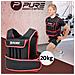 Gilet Pesi Zavorrato Da 20 Kg Allenamento Fitness Workout Corsa 45 X 80-120 Cm - Foto miniatura 5