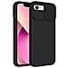 Custodia Tpu Silicone Cover Case Per Apple Iphone 7 Plus - 8 Plus Black - Foto miniatura 1