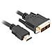 Cavo Lanberg Da Hdmi-a Maschio A Dvi-d Maschio 50 Cm - Foto miniatura 1