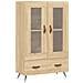 Credenza Rovere Sonoma 69,5x31x115 Cm In Legno Multistrato - Foto miniatura 2