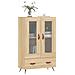 Credenza Rovere Sonoma 69,5x31x115 Cm In Legno Multistrato - Foto miniatura 3