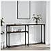 Tavolino Consolle Rovere Fumo 145x22,5x75 Cm Legno Multistrato - Foto miniatura 1