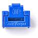 Nl03p2db Clip Sicura Bloccaporte Rj-45 Blu 100 Pz - Foto miniatura 5