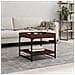 Tavolino Salotto Rovere Marrone 49,5x49,5x45 Legno Multistrato - Foto miniatura 1
