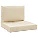 Cuscini Per Pallet 2 Pz Beige In Tessuto Oxford - Foto miniatura 1