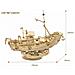 Puzzle 3d In Legno | Barca Da Pesca - Foto miniatura 2