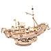 Puzzle 3d In Legno | Barca Da Pesca - Foto miniatura 1