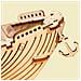 Puzzle 3d In Legno | Barca Da Pesca - Foto miniatura 3
