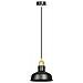 Lampada A Sospensione Ibor - Nero - Acciaio Verniciato A Polvere - 21x100x21 Cm - Foto miniatura 1