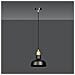 Lampada A Sospensione Ibor - Nero - Acciaio Verniciato A Polvere - 21x100x21 Cm - Foto miniatura 6