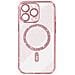 Cover Magsafe Per Iphone 15 Pro Max Silicone Glitterato - Foto miniatura 1