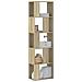 Libreria 5 Ripiani Rovere Sonoma 45x23,5x162,5cm Multistrato - Foto miniatura 1