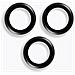 Proteggi Lenti In Metallo (confezione Da 3) Per Iphone Black Iphone 16/16 Più - Foto miniatura 2