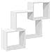 Mobile A Parete 78x18x71 Cm Bianco In Legno Multistrato - Foto miniatura 1