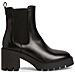 Black Casual Closed Booties Stivaletti Pelle Scarpe Donna Nero Eu 36, 1-25469-41 003 - Foto miniatura 2