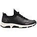 Black Casual Closed Ladies Shoes Sneakers Pelle Scarpe Donna Nero Eu 37, D1s00-00 - Foto miniatura 3