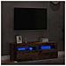Mobili Porta TV con LED 2 pz Legno Antico in Legno Multistrato - Foto miniatura 6