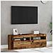 Mobili Porta TV con LED 2 pz Legno Antico in Legno Multistrato - Foto miniatura 8