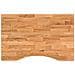 Piano Scrivania Marrone Chiaro 80x60x2,5 Cm In Rovere Massello - Foto miniatura 2