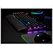K100 RGB tastiera Gaming USB QWERTY Inglese US Nero - Foto miniatura 24