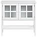 Credenza Espositiva In Vetro Con Ripiano Inlet 80 Cm Bianco - Foto miniatura 4