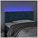 Testiera a LED Blu scuro 90x5x78/88 cm in Tessuto - Foto miniatura 3