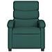 Poltrona Elettrica Reclinabile Verde Scuro in Tessuto - Foto miniatura 9