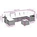 Set Divani da Giardino con Cuscini 8 pz Nero in Polyrattan - Foto miniatura 4