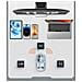 Mouse Wireless Trimodale - Blu Trasparente - Foto miniatura 4