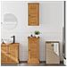 Set di mobili per il bagno VIGO 2 pcs Marrone e Marrone miele - Foto miniatura 2