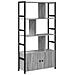 Libreria Grigio sonoma 80 x 30 x 155.5 cm Legno multistrato - Foto miniatura 1