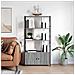 Libreria Grigio sonoma 80 x 30 x 155.5 cm Legno multistrato - Foto miniatura 2