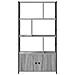 Libreria Grigio sonoma 80 x 30 x 155.5 cm Legno multistrato - Foto miniatura 6