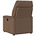 Poltrona Elettrica Reclinabile Marrone in Tessuto - Foto miniatura 7