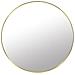 Specchio Valora 40CM con cornice dorata Specchio rotondo in metallo stile moderno - Foto miniatura 1