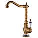 Rubinetto per lavabo da bagno, Blackswan, tipo M40, modello bronzo antico, misura 31 cm - Foto miniatura 1