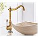 Rubinetto per lavabo da bagno, Blackswan, tipo M40, modello bronzo antico, misura 31 cm - Foto miniatura 3