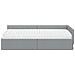 Struttura Letto Angolare con Materasso 2 pcs Grigio chiaro - Foto miniatura 5