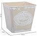 Cestino In Metallo Bianco 14,5x13x10,5 - Foto miniatura 3