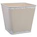 Cestino In Metallo Bianco 14,5x13x10,5 - Foto miniatura 4