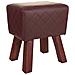 Sgabello Imbottito Marrone 36x30x47h - Foto miniatura 1